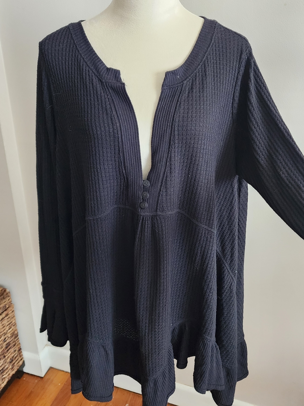 Free People Olivia Henley Waffle Tunic